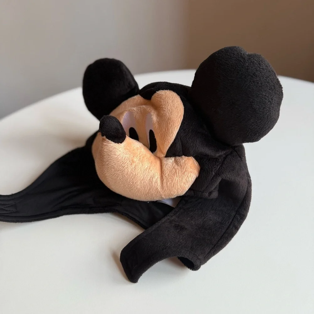 Disney Black and Tan Plush Character Hat Headwear 3T-4T Costume